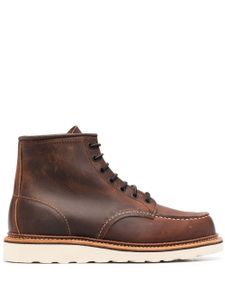 Red Wing Shoes bottines Heritage Work Moc Toe 1907 - Marron