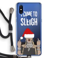 Came To Sleigh: Xiaomi Mi Mix 3 Transparant Hoesje met koord