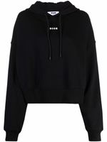 MSGM hoodie à logo imprimé - Noir - thumbnail