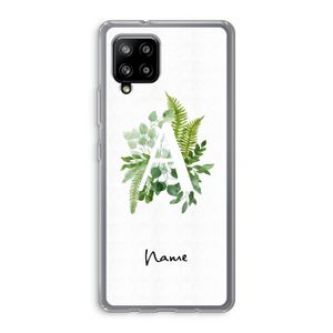 Green Brush: Samsung Galaxy A42 5G Transparant Hoesje