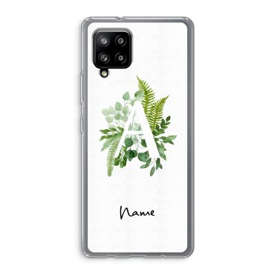 Green Brush: Samsung Galaxy A42 5G Transparant Hoesje