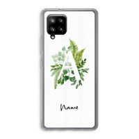 Green Brush: Samsung Galaxy A42 5G Transparant Hoesje