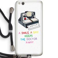 Smile: Huawei Ascend P10 Lite Transparant Hoesje met koord