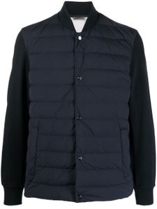 Herno contrasting-sleeves padded jacket - Bleu