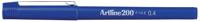 Artline 200 fineliner, blauw