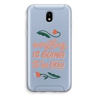Optimistic flower girl: Samsung Galaxy J5 (2017) Transparant Hoesje