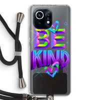 Be Kind: Xiaomi Mi 11 Transparant Hoesje met koord