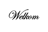 Welkom - Muursticker