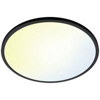 WiZ 8719514554955 SuperSlim WiZ Ceiling 22W B RD 27-65K TW LED-plafondlamp 22 W Zwart - thumbnail