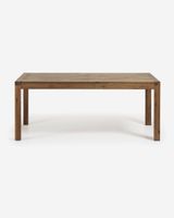 Kave Home Uitschuifbare Eettafel Briva Eiken antiek, 180 - 230 x 90cm - Hout - thumbnail