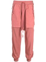 Boris Bidjan Saberi pantalon de jogging droit - Rose - thumbnail