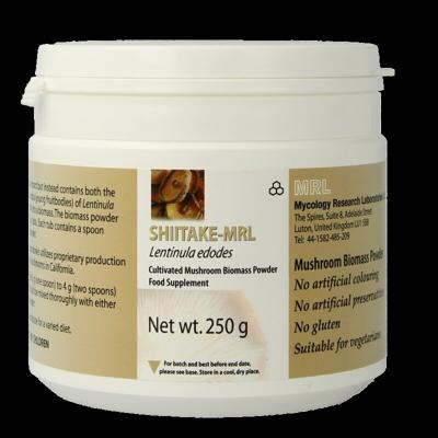 MRL Shiitake poeder bio 250 Gram