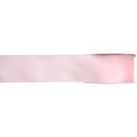 Hobby/decoratie sierlint - satijn - lichtroze - 1,5 cm/15 mm x 25 meter - cadeaulint