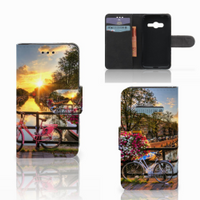 Samsung Galaxy Trend 2 Flip Cover Amsterdamse Grachten - thumbnail