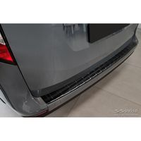 Zwart RVS Bumper beschermer passend voor Mercedes Citan (W420) Box/Tourer 2021- 'Ribs' AV245268