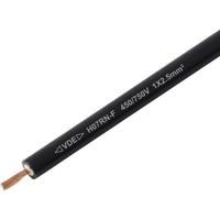 TRU COMPONENTS TC-13537060 Rubberkabel H07RN-F 1 x 2.5 mm² Zwart per meter