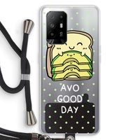 Avo Good Day: Oppo A94 5G Transparant Hoesje met koord