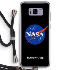 NASA: Samsung Galaxy S8 Plus Transparant Hoesje met koord
