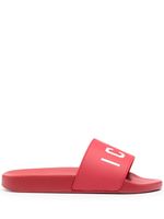 DSQUARED2 claquettes à imprimé Icon - Rouge