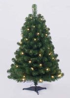 Tafelboom Table Tree 90 cm met warm LED kerstboom - Holiday Tree - thumbnail