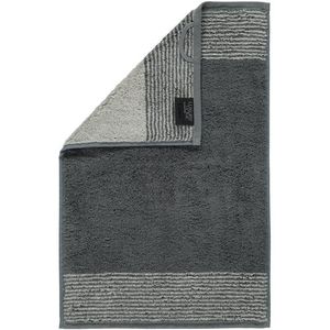 Cawö Cawo Two-Tone Gastendoekje Leisteen 30x50