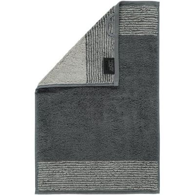 Cawö Cawo Two-Tone Gastendoekje Leisteen 30x50