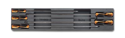 Beta Harde voorgevormde inzetbakken met assortiment gereedschap T209 - 024240209
