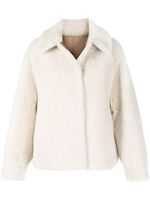 Goen.J veste en peau lainée - Blanc