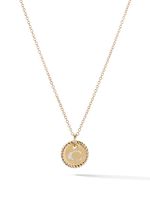 David Yurman collier en or 18ct à pendentif Initial C serti de diamants