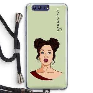 Pop-Art Creator: Honor 9 Transparant Hoesje met koord