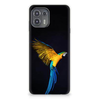 Motorola Edge 20 Lite | TPU Hoesje | Papegaai