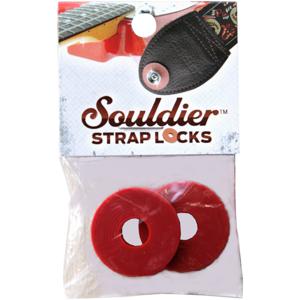 Souldier Rubber Strap Locks Red 2-Pack