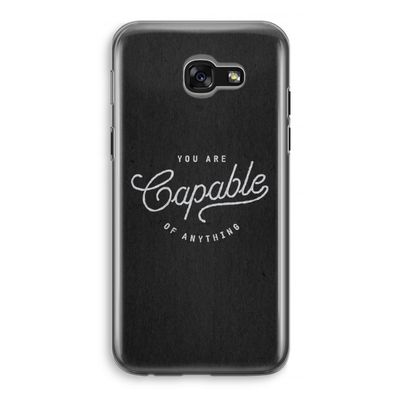 Capable: Samsung Galaxy A5 (2017) Transparant Hoesje