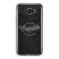 Capable: Samsung Galaxy A5 (2017) Transparant Hoesje