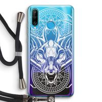 Oh Deer: Huawei P30 Lite Transparant Hoesje met koord