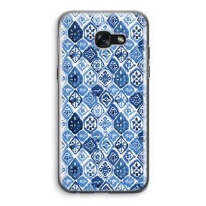 Blauw motief: Samsung Galaxy A5 (2017) Transparant Hoesje
