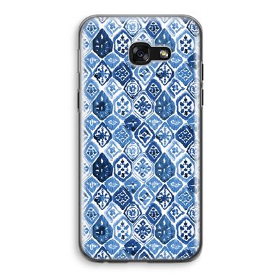 Blauw motief: Samsung Galaxy A5 (2017) Transparant Hoesje