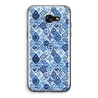 Blauw motief: Samsung Galaxy A5 (2017) Transparant Hoesje