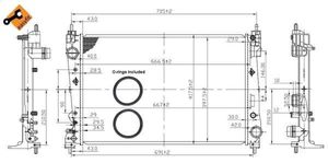 Nrf Radiateur 53454