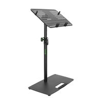 Gravity LTS T 02B laptopstatief met verstelbare houders & baseplate zwart Gravity LTS T 02B laptopstatief met verstelbare houders & baseplate zwart