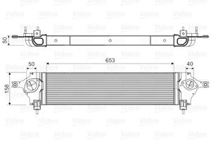 Intercooler, inlaatluchtkoeler 818589