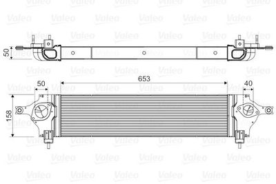 Intercooler, inlaatluchtkoeler 818589