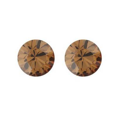 Biba Oorbellen met Swarovski Steentje Lt. Sm. Topaz