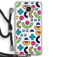 8-bit N°6: Samsung Galaxy A5 (2016) Transparant Hoesje met koord