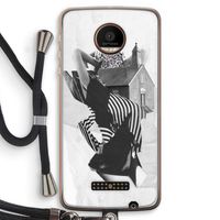House: Motorola Moto Z Force Transparant Hoesje met koord