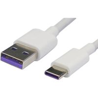 Huawei USB-C Snellaad kabel Wit - thumbnail