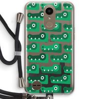 Crocs: LG K10 (2017) Transparant Hoesje met koord