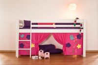 MOJO Speelgordijn Bloemen 90 x 200 cm - thumbnail