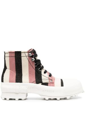 CamperLab bottines Traktori rayées - Tons neutres
