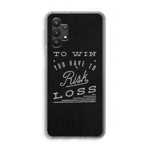 Risk loss: Samsung Galaxy A32 5G Transparant Hoesje